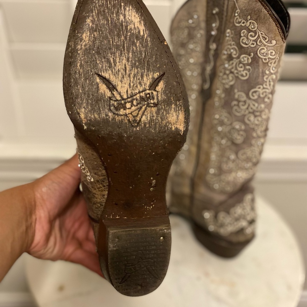 Vaccari Boots Women’s size 10 - Picture 6 of 7
